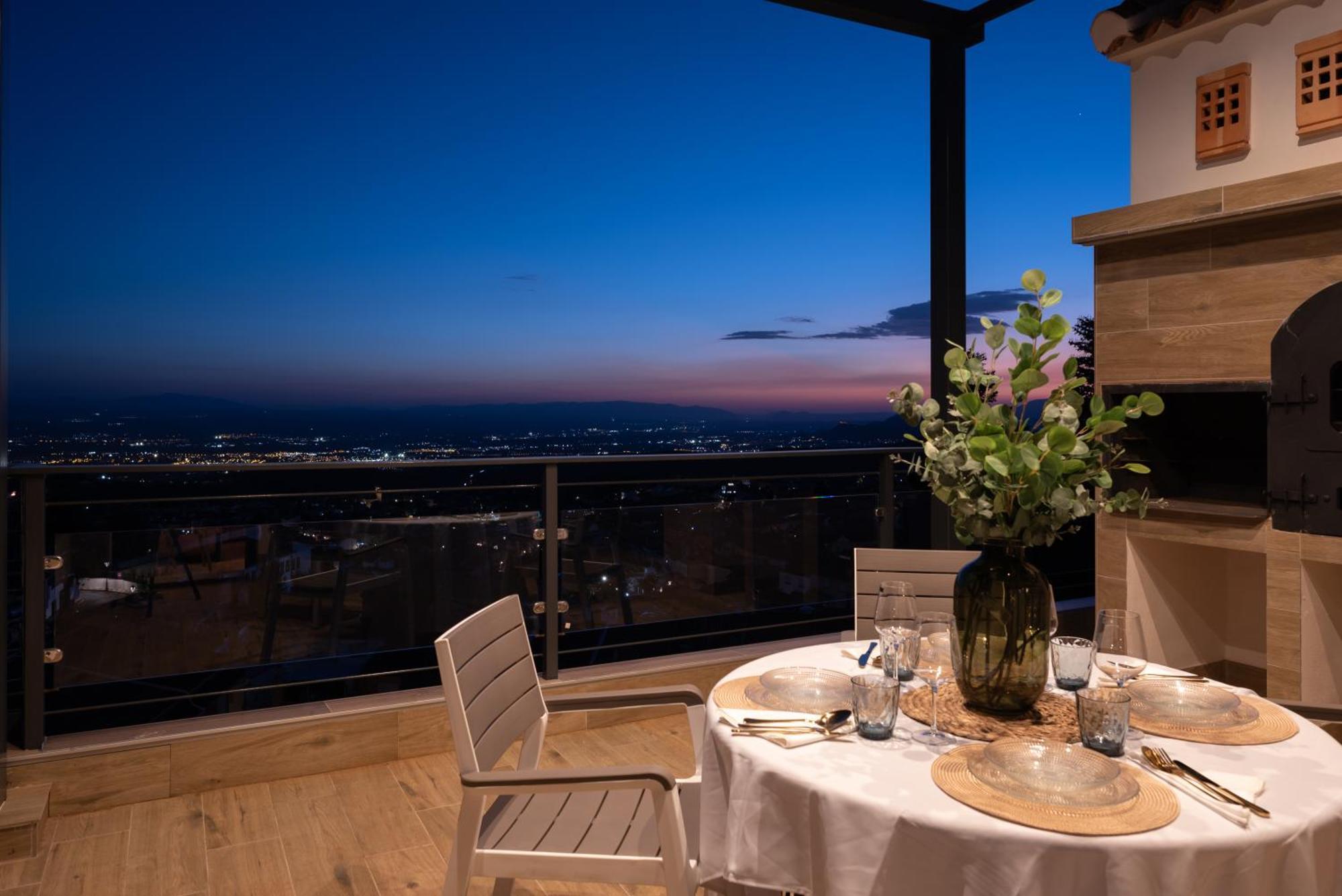 Casa Penalisa Con Jacuzzi, Barbacoa, Chimenea Y Vistas Panoramicas A Granada Villa Alfacar Exterior photo